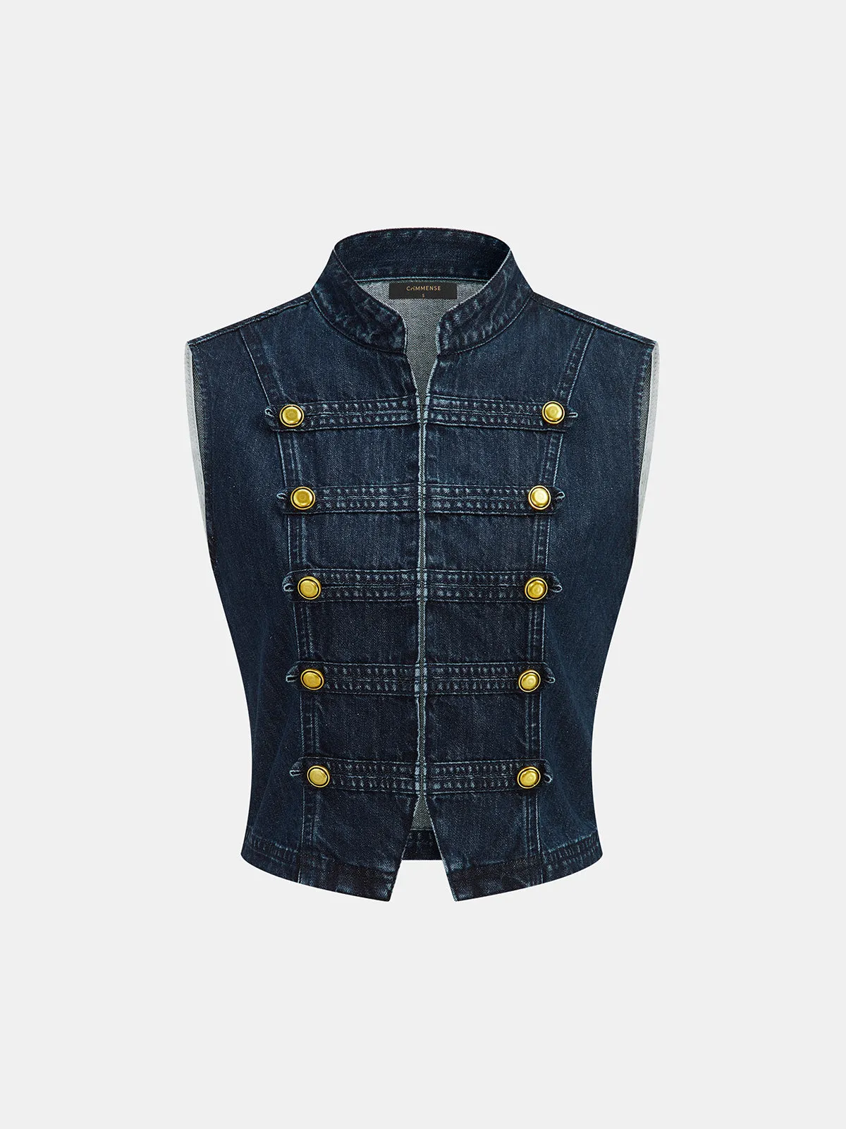 Napoleon Double Breasted Denim Top sold by COMMENSE product image thumbnail 2