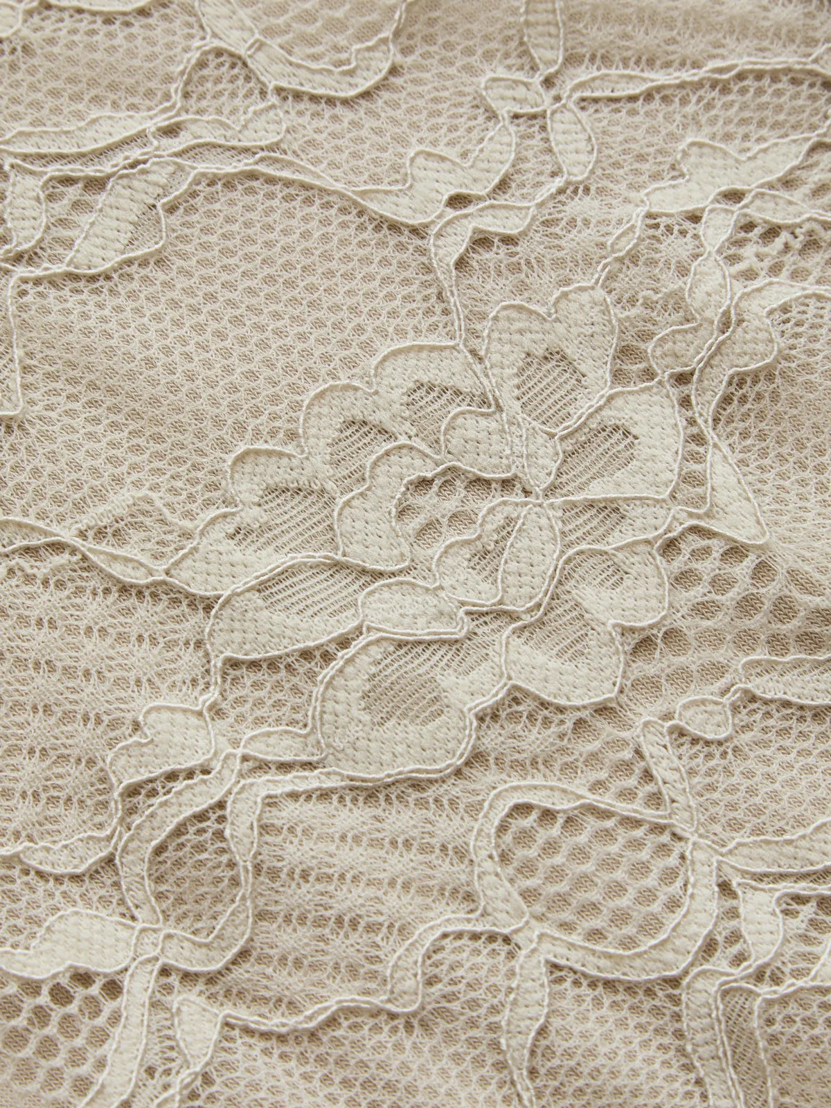 Lace Cowl Back Short Sleeve Top sold by COMMENSE product image thumbnail 5