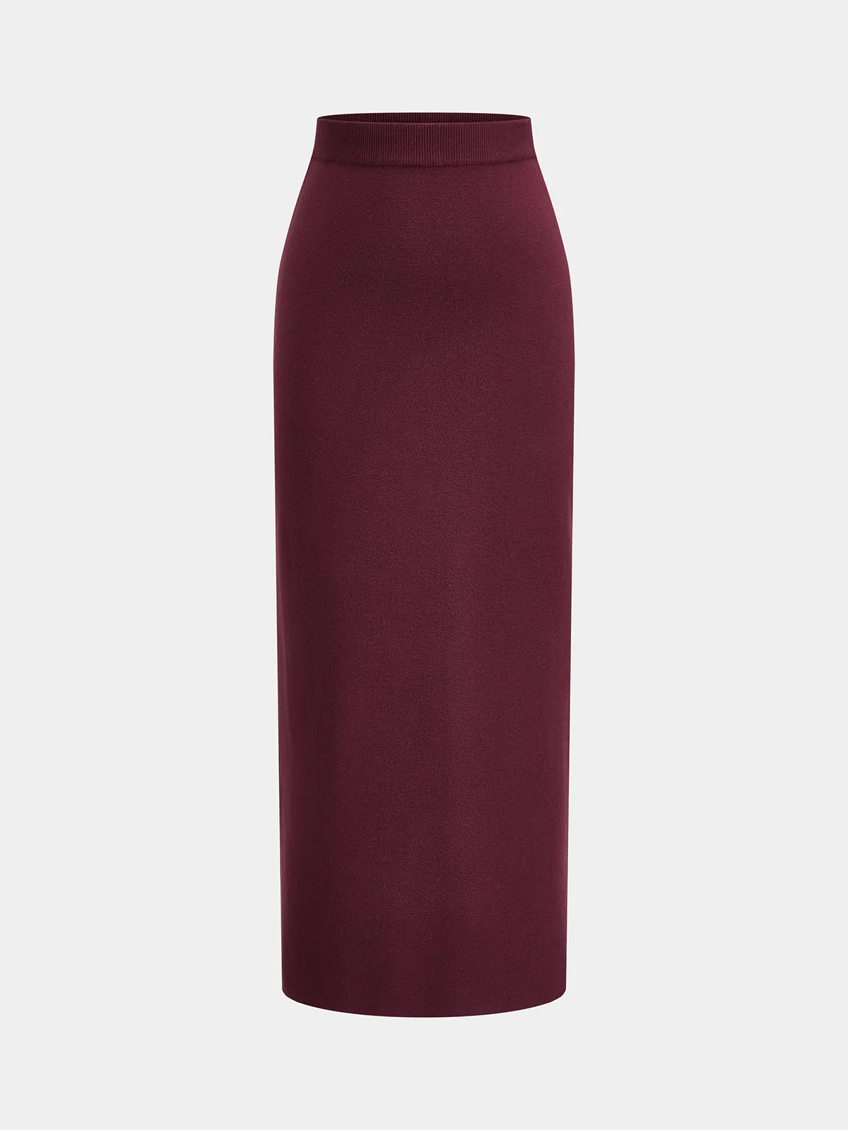 Ruched Button Knit Vest & Midi Skirt Set sold by COMMENSE product image thumbnail 5