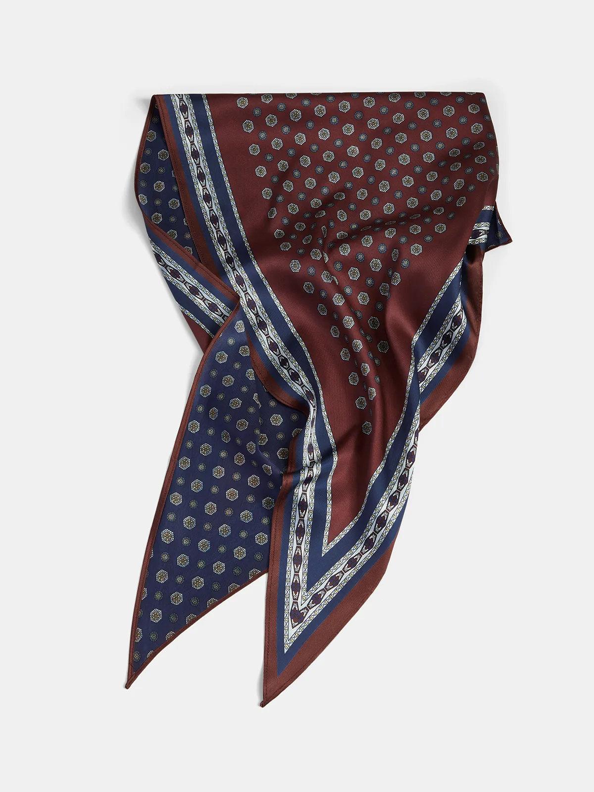 Vintage Geometric Printed Scarf sold by COMMENSE product image thumbnail 2