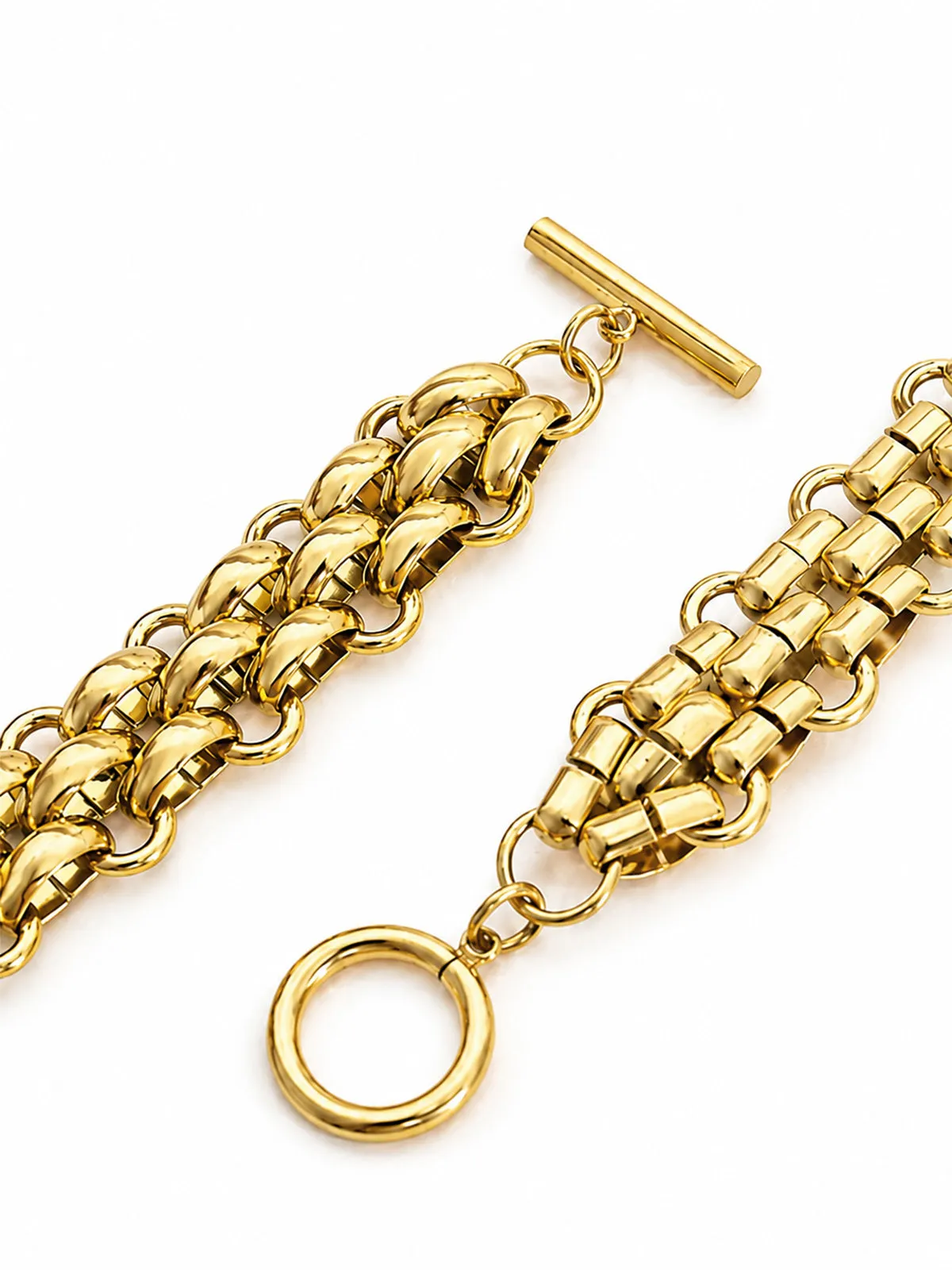 Chunky Twisted Link Chain Necklace sold by COMMENSE product image thumbnail 3