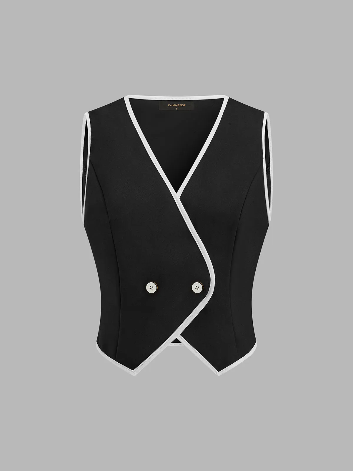 Contrast Piping Two Piece Pants Set sold by COMMENSE product image thumbnail 3