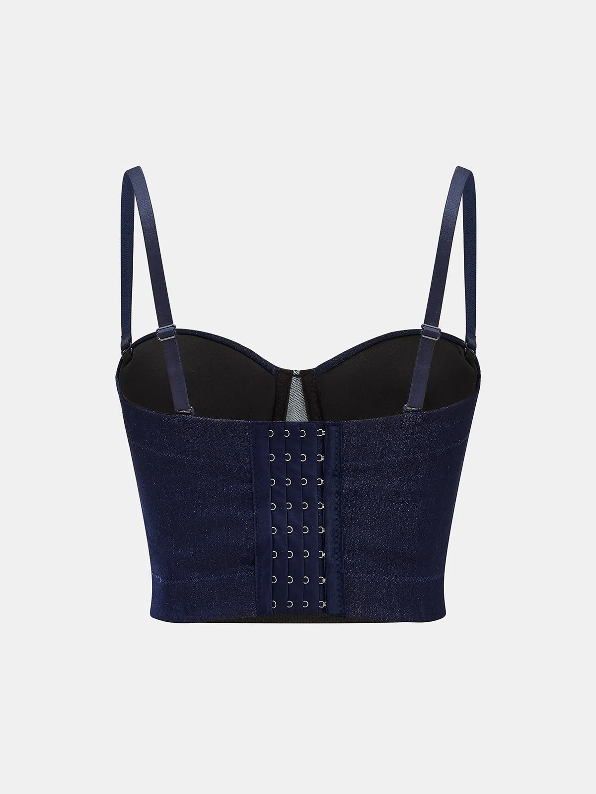 Braided Trim Cami Corset Top sold by COMMENSE product image thumbnail 2