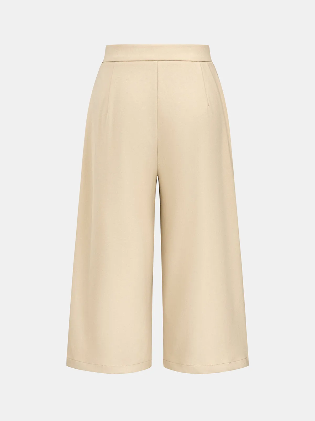 Pleated Casual Capri Pants sold by COMMENSE product image thumbnail 2
