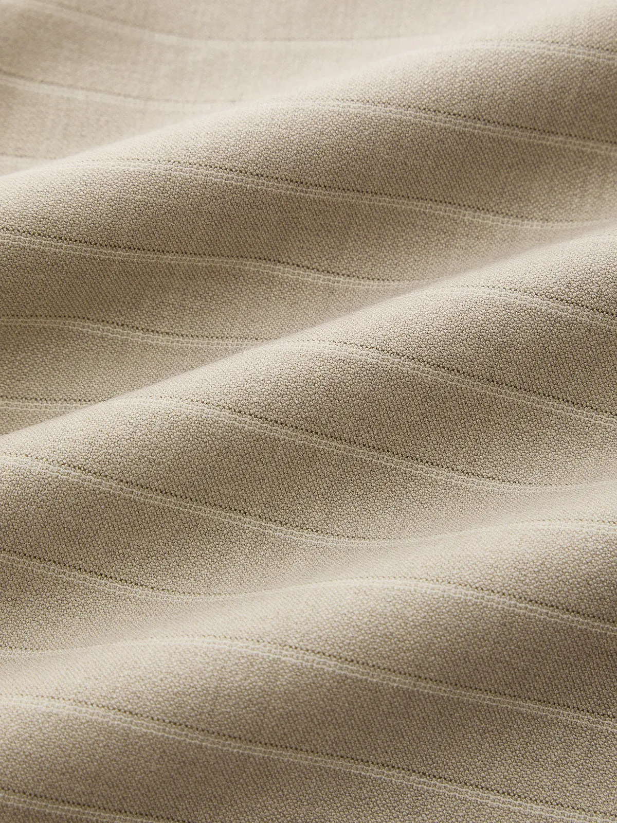 Fold Over Waist Pinstripe Wide Leg Pants sold by COMMENSE product image thumbnail 3