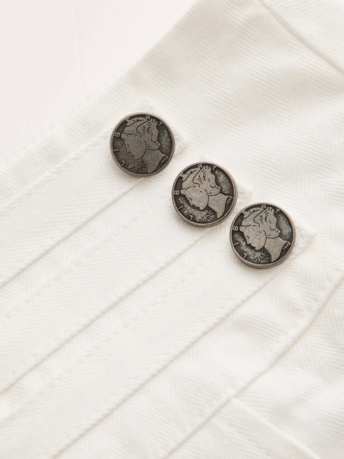 Multi Button Cargo Flare Jeans sold by COMMENSE product image thumbnail 4