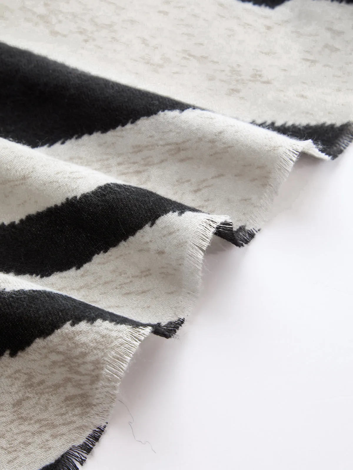 Zebra Print Open Front Scarf sold by COMMENSE product image thumbnail 3