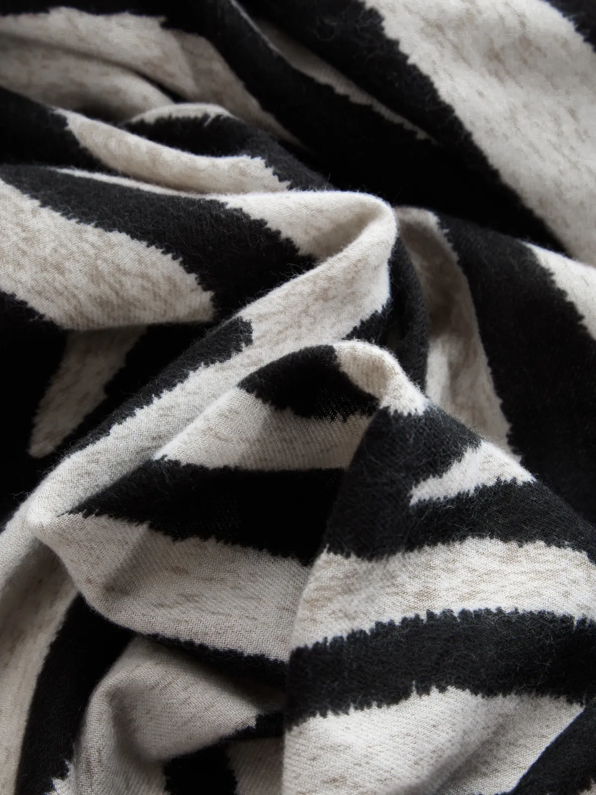 Zebra Print Open Front Scarf sold by COMMENSE product image thumbnail 4