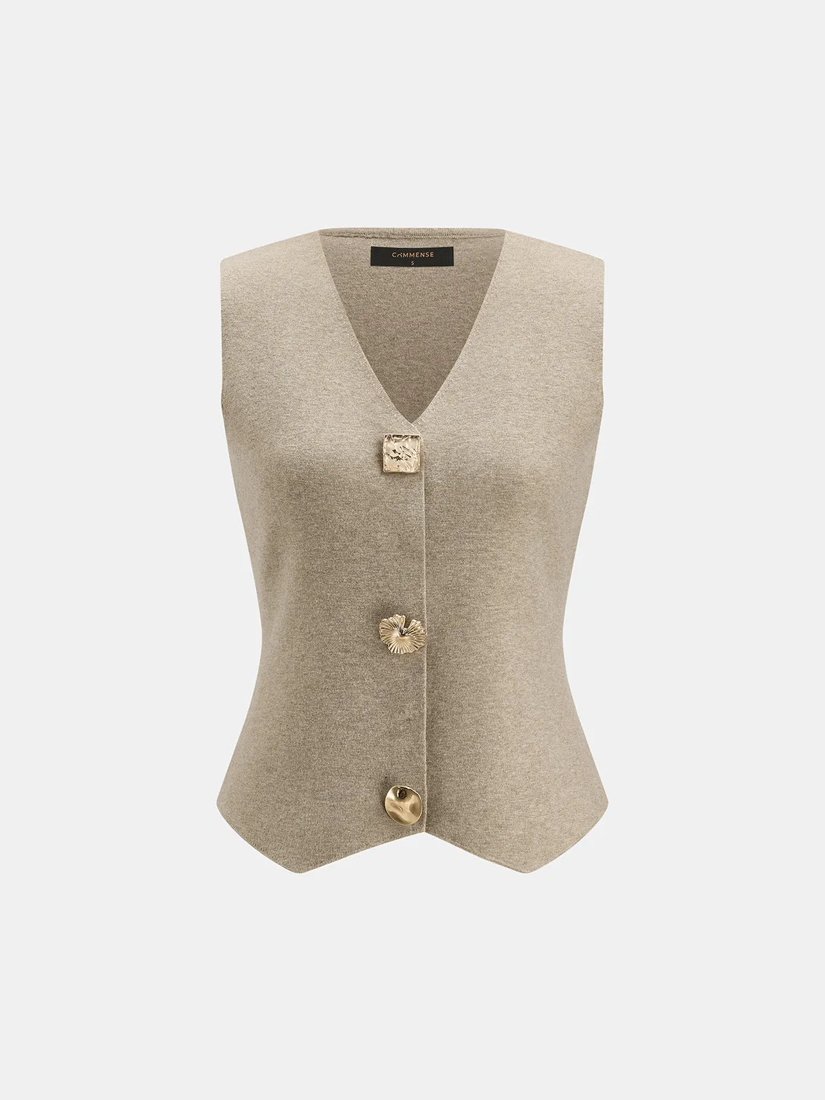 Metal Detail Solid Knit Co‑Ord Set sold by COMMENSE product image thumbnail 2