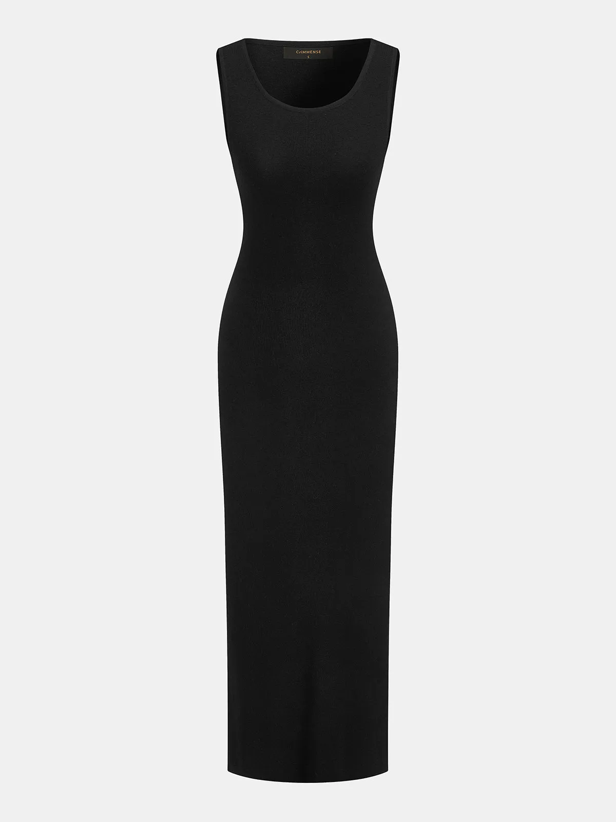 Wool Blend Knit Midi Dress With Cape Shrug sold by COMMENSE product image thumbnail 5
