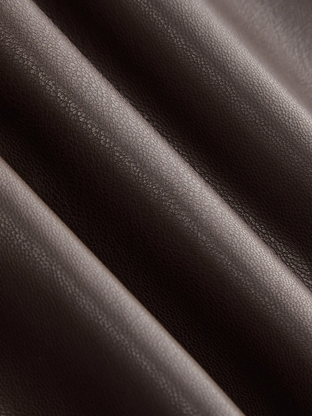 Faux Leather Pleated Mini Dress sold by COMMENSE product image thumbnail 5