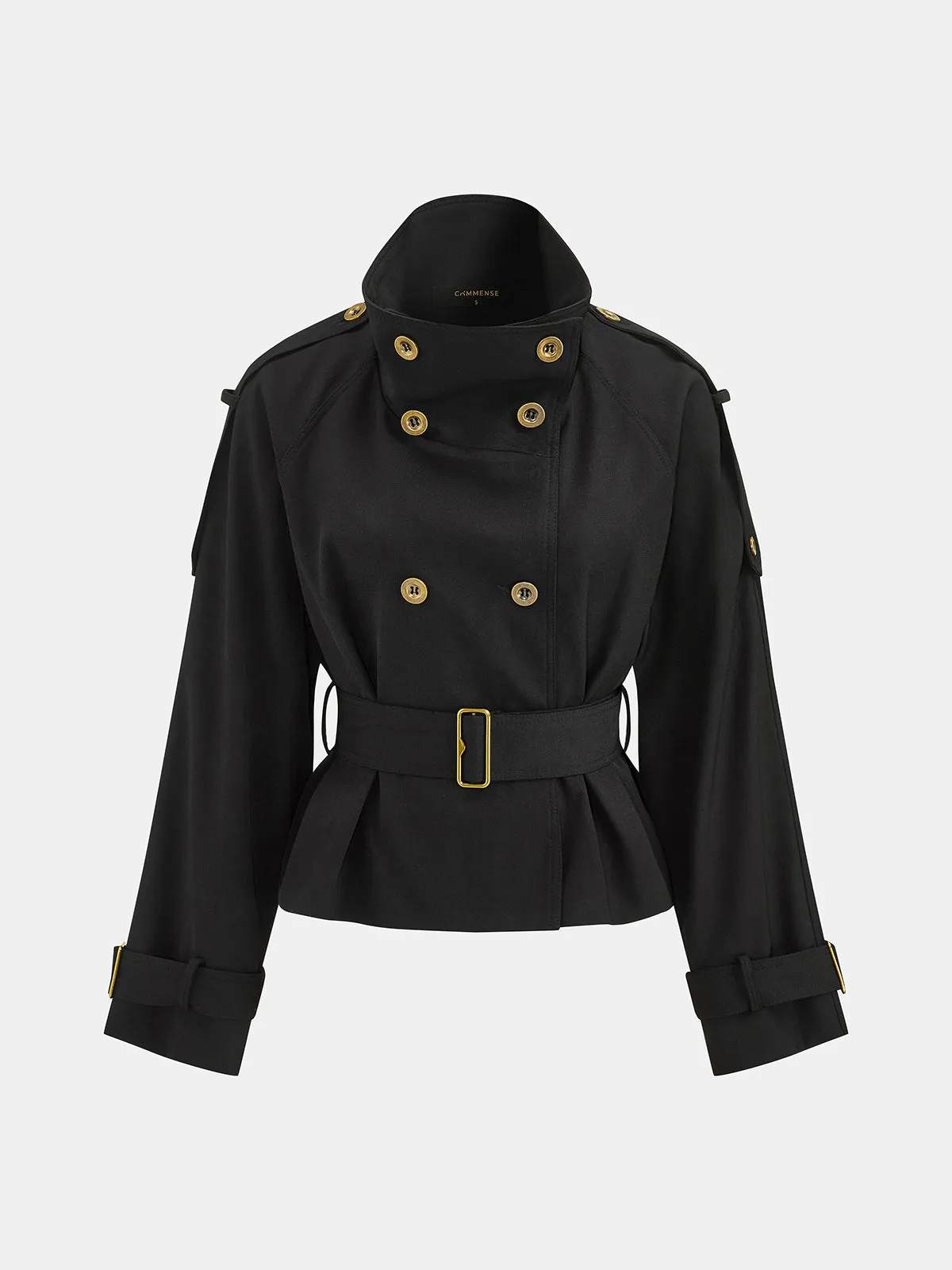 Double Breasted Military Jacket sold by COMMENSE product image thumbnail 3