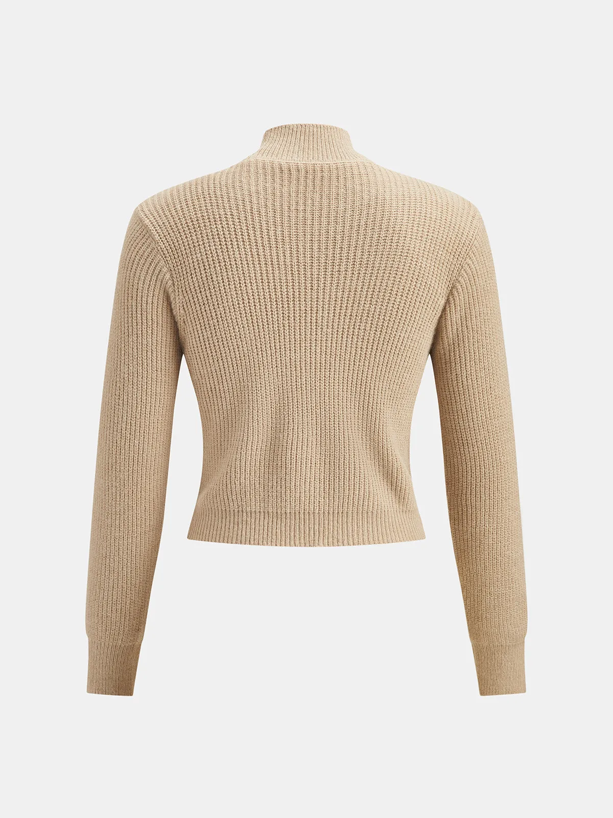 Twist Front Knit Two‑Piece Sweater sold by COMMENSE product image thumbnail 2
