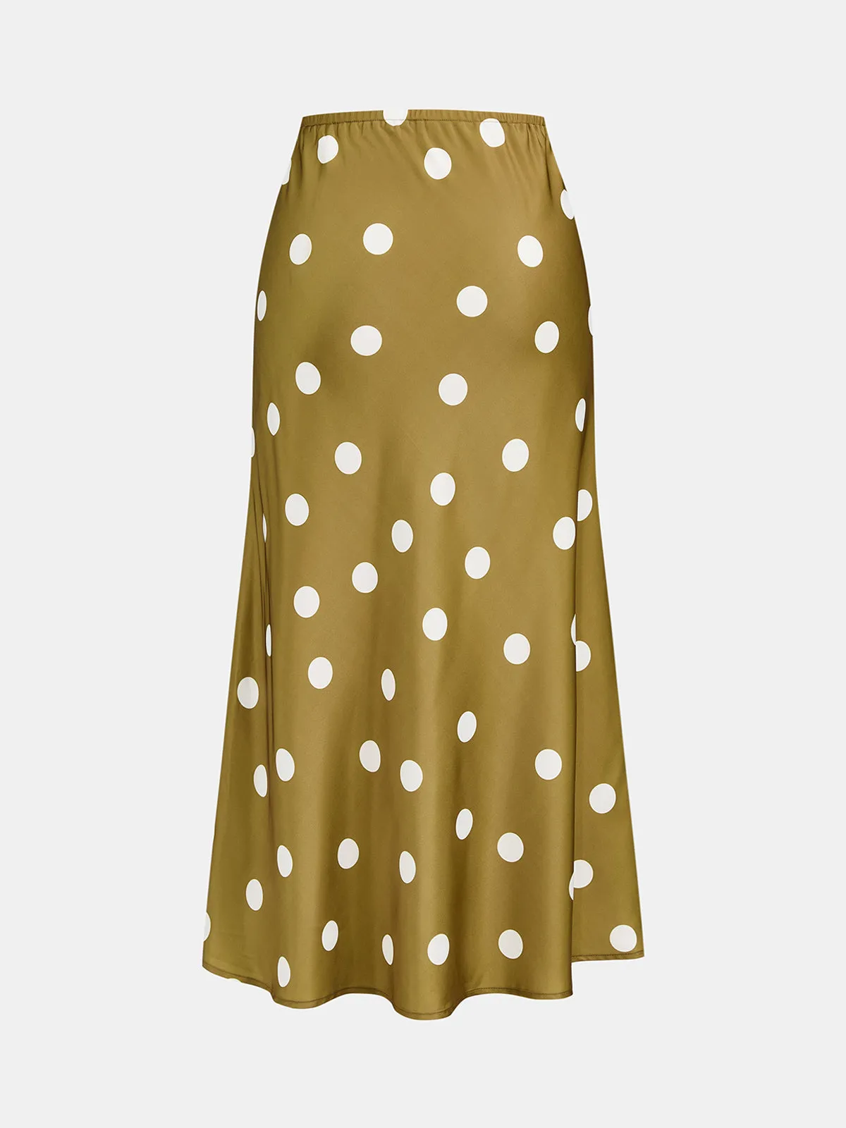 Polka Dot Satin Two Piece Skirt Set sold by COMMENSE product image thumbnail 4