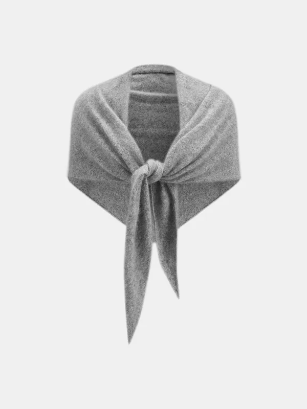 Soft Wool Casual Triangle Scarf made by COMMENSE