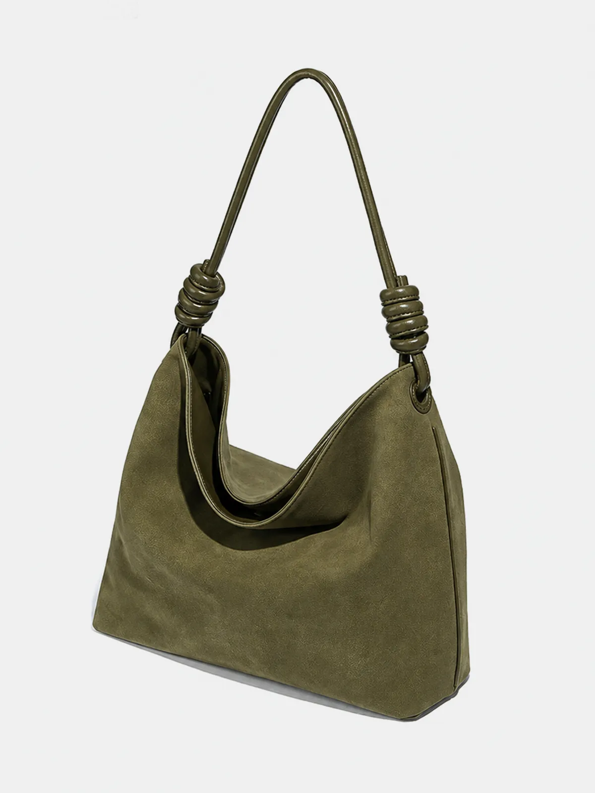 Knot Strap Suede Effect Tote Bag sold by COMMENSE product image thumbnail 2