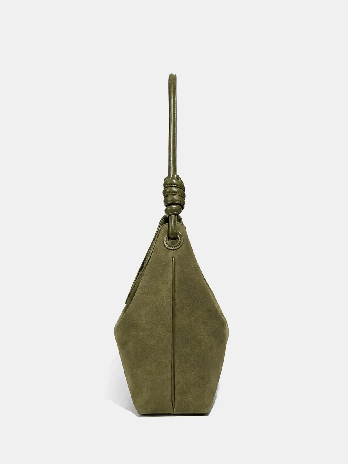 Knot Strap Suede Effect Tote Bag sold by COMMENSE product image thumbnail 4