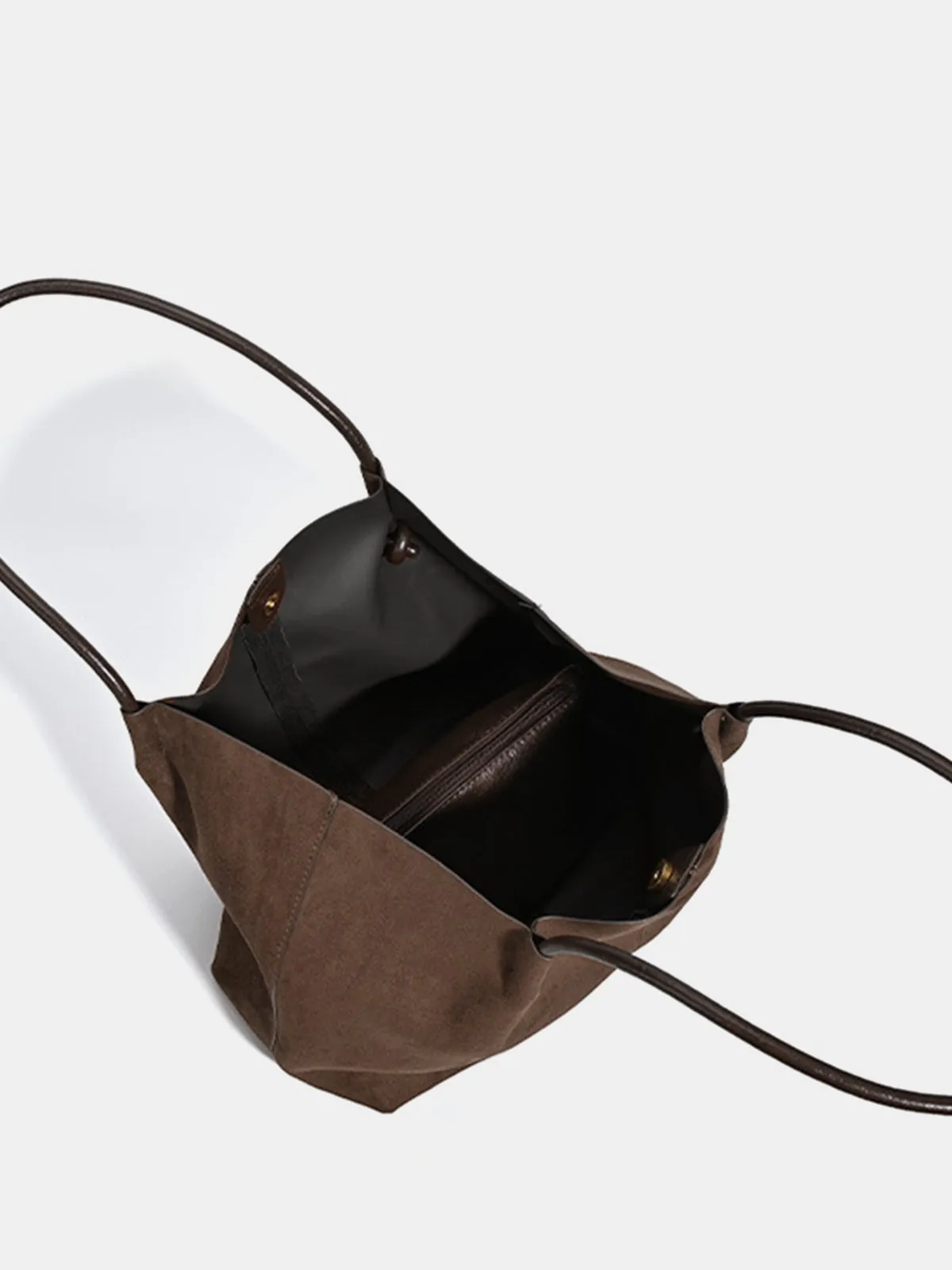 Suede Effect Large Shoulder Tote Bag sold by COMMENSE product image thumbnail 3
