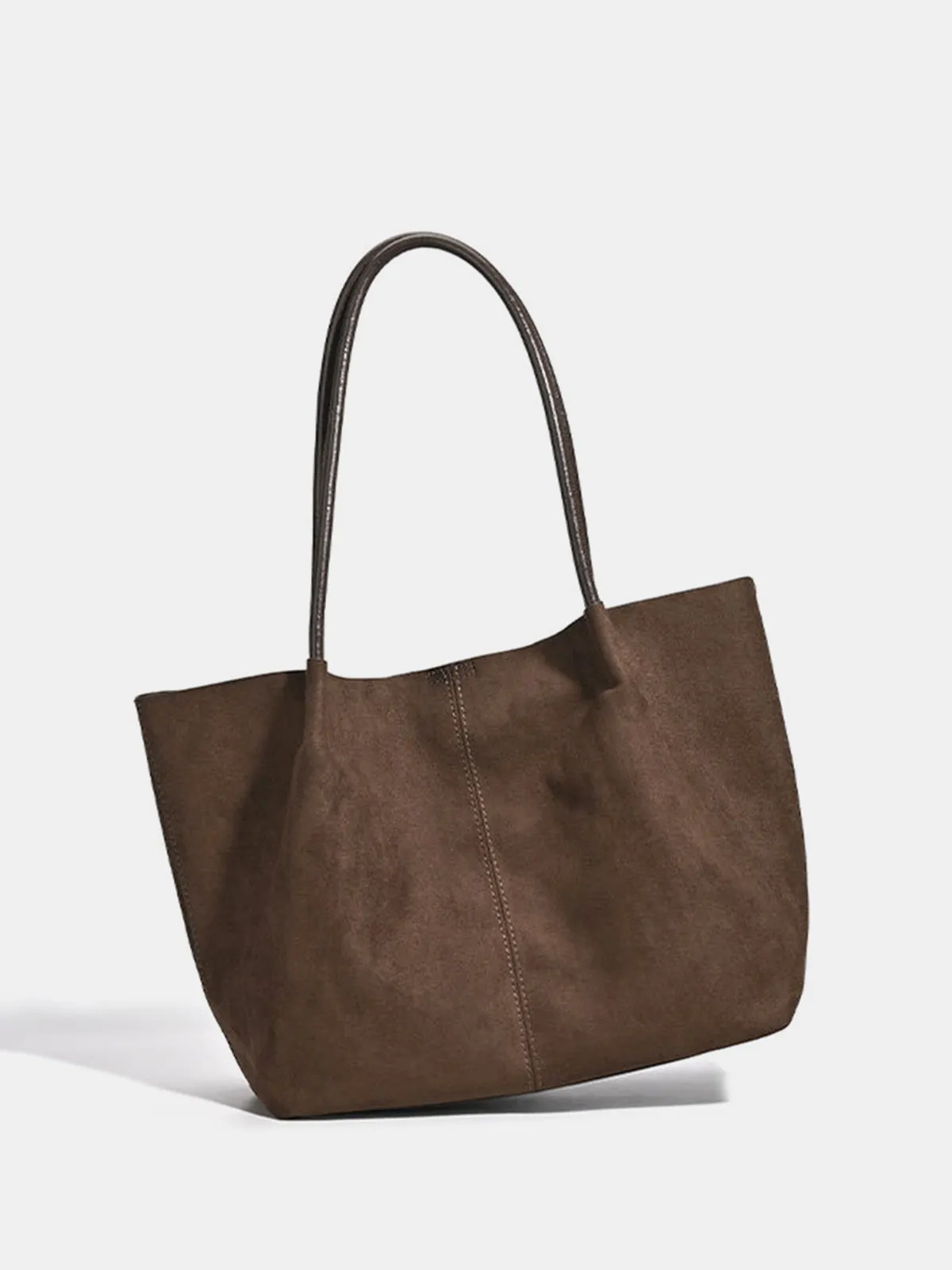 Suede Effect Large Shoulder Tote Bag sold by COMMENSE product image thumbnail 5