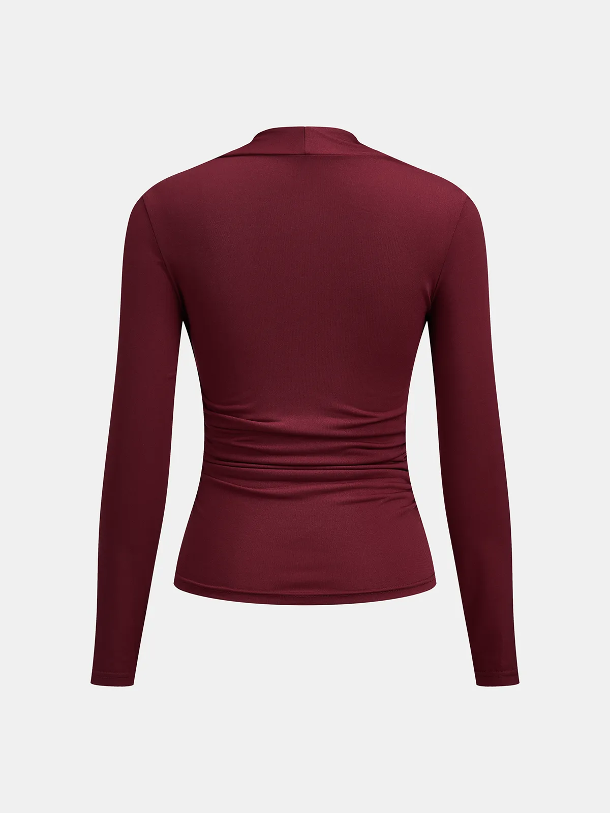 Metal Buckle Square Neck Fitted Top sold by COMMENSE product image thumbnail 3
