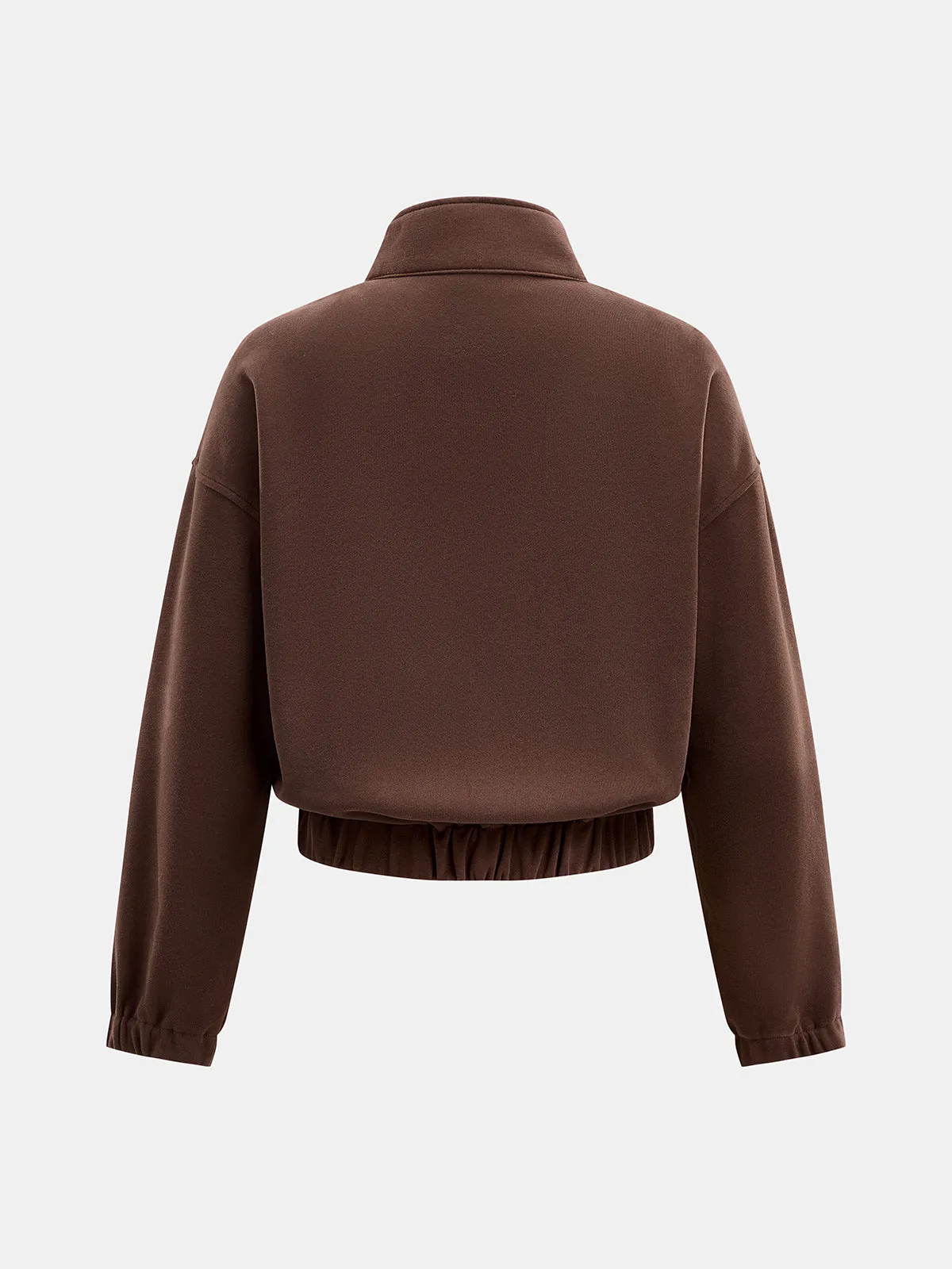 Casual Zip‑Hem Contrast Lining Co‑ord Set sold by COMMENSE product image thumbnail 5