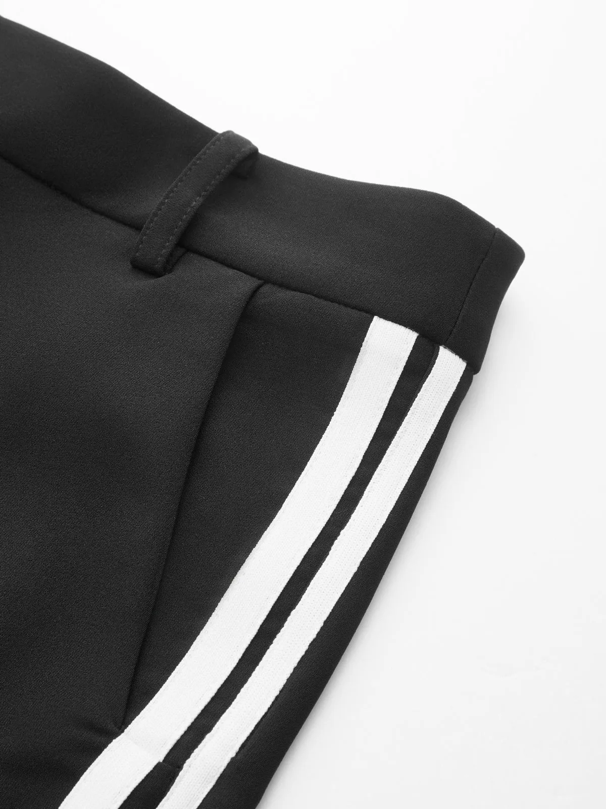 Slit Hem Side Stripe Capri Pants sold by COMMENSE product image thumbnail 5