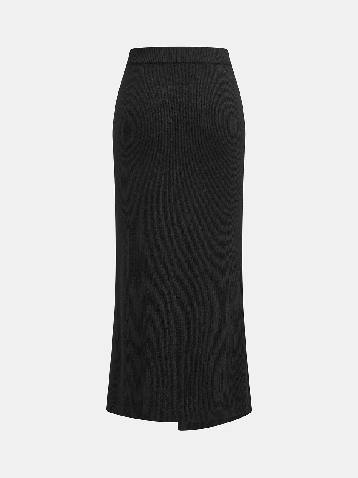 Sheer Panel Off‑Shoulder Knit Co‑ord Set sold by COMMENSE product image thumbnail 5