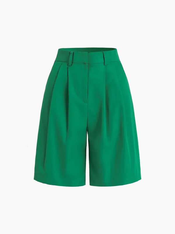 Tropical Forest Mid Waist Shorts sold by COMMENSE