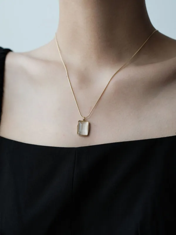 Opal Pendant Necklace sold by COMMENSE