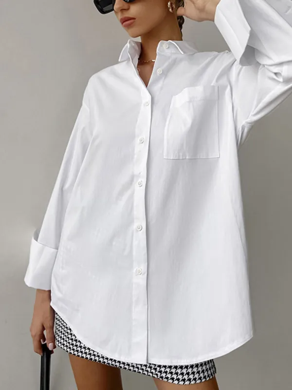 City Cotton Oversized Shirt sold by COMMENSE