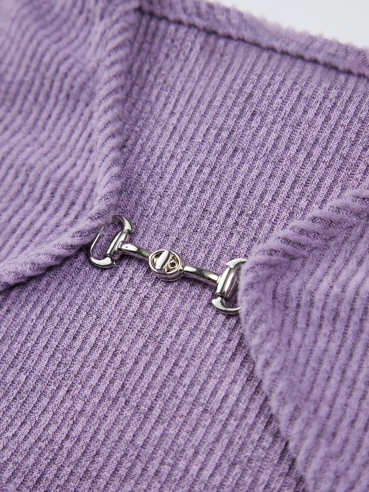 Mauve Shrug Knit Two-Piece Matching Set sold by COMMENSE product image thumbnail 2