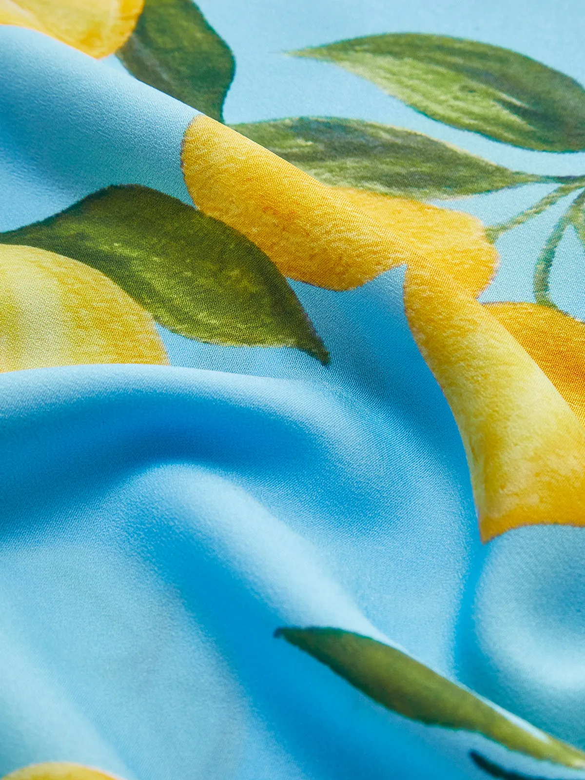 Lemon Printed Cami Long Dress sold by COMMENSE product image thumbnail 3