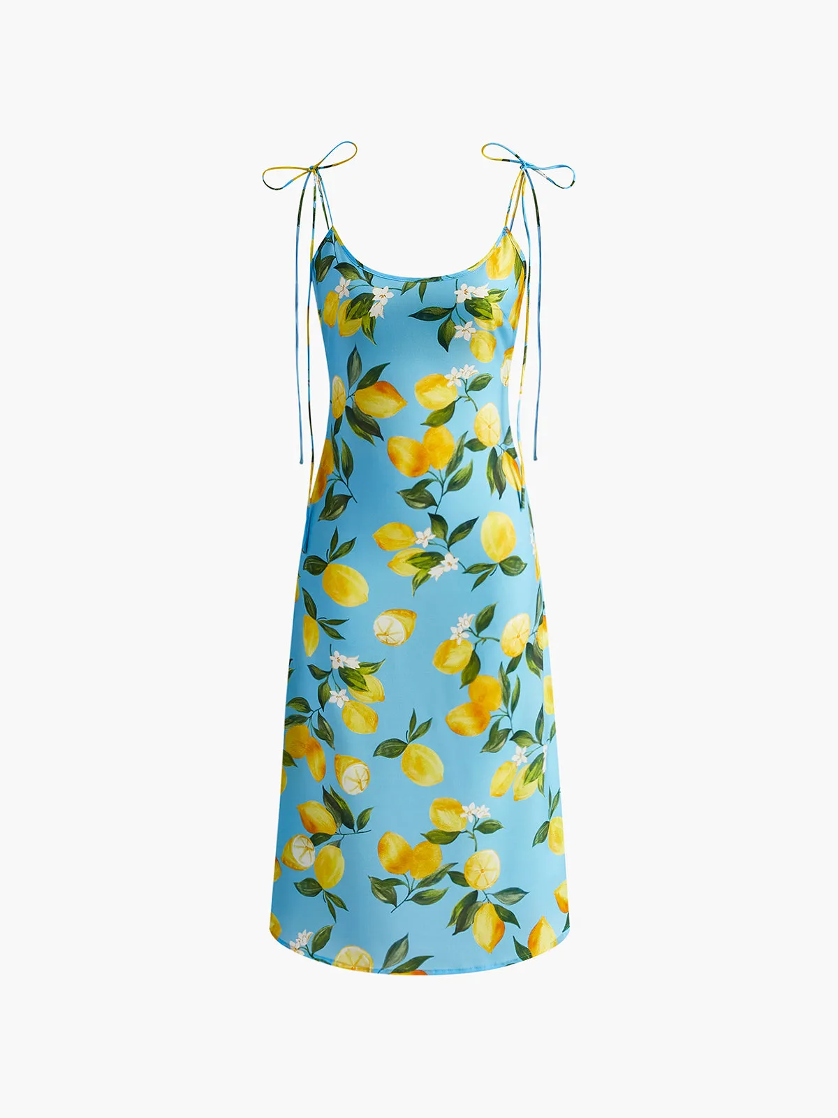 Lemon Printed Cami Long Dress sold by COMMENSE