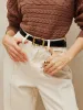 Golden Square Buckle Belt sold by COMMENSE