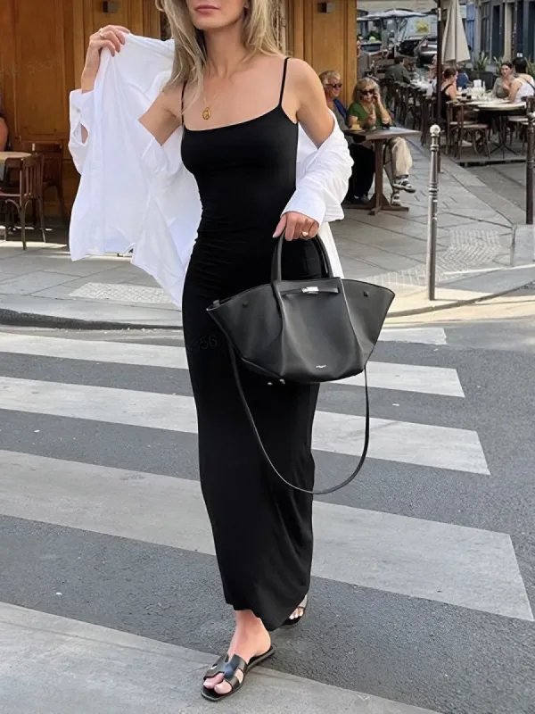 Casual Jersey Cami Long Dress sold by COMMENSE