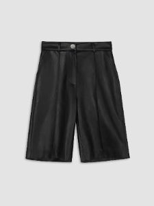Faux Leather Shorts Without Belt sold by COMMENSE