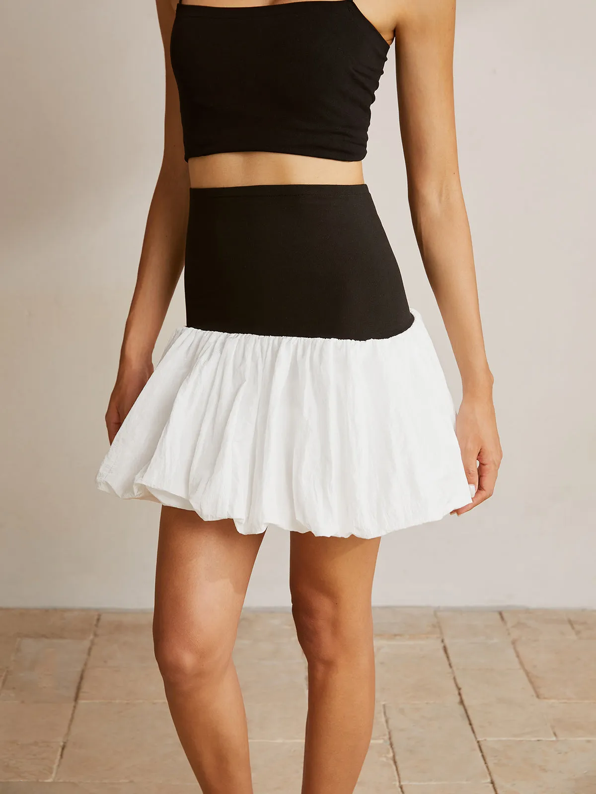 Bubble Two-Tone Tube Top sold by COMMENSE product image thumbnail 3