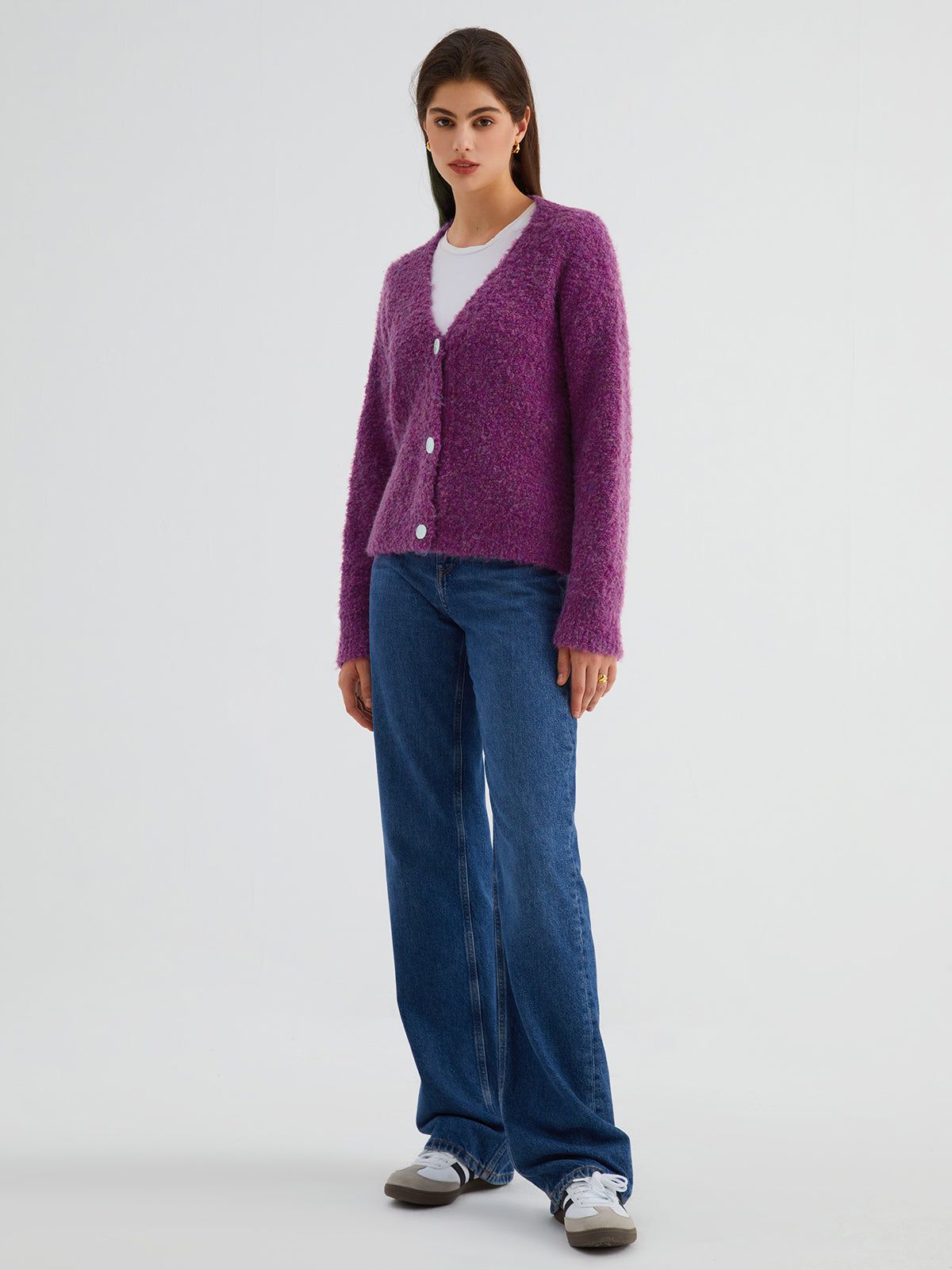 Blueberry Oversized Cardigan sold by COMMENSE product image thumbnail 5