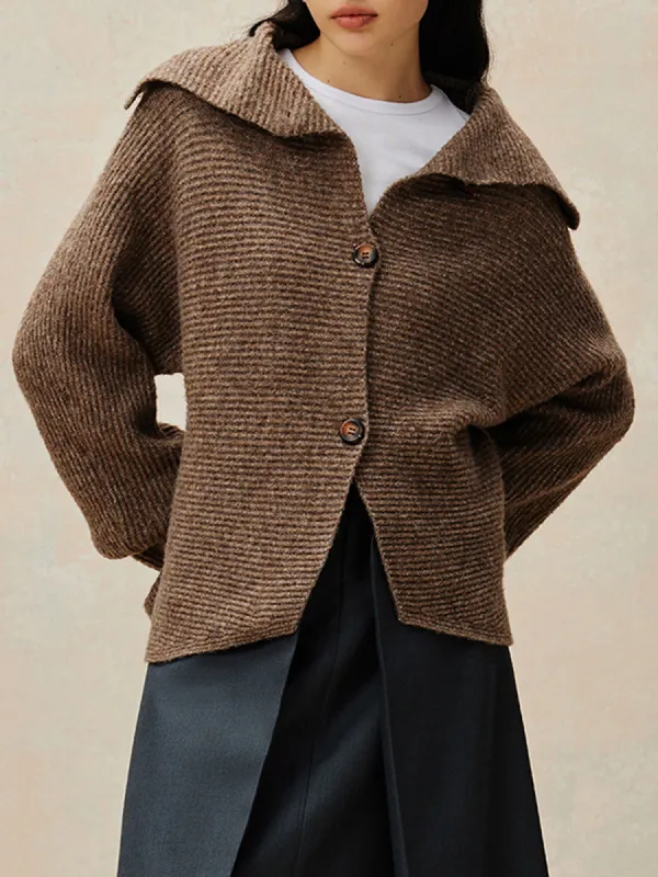 Vintage Oversize Button Cardigan sold by COMMENSE