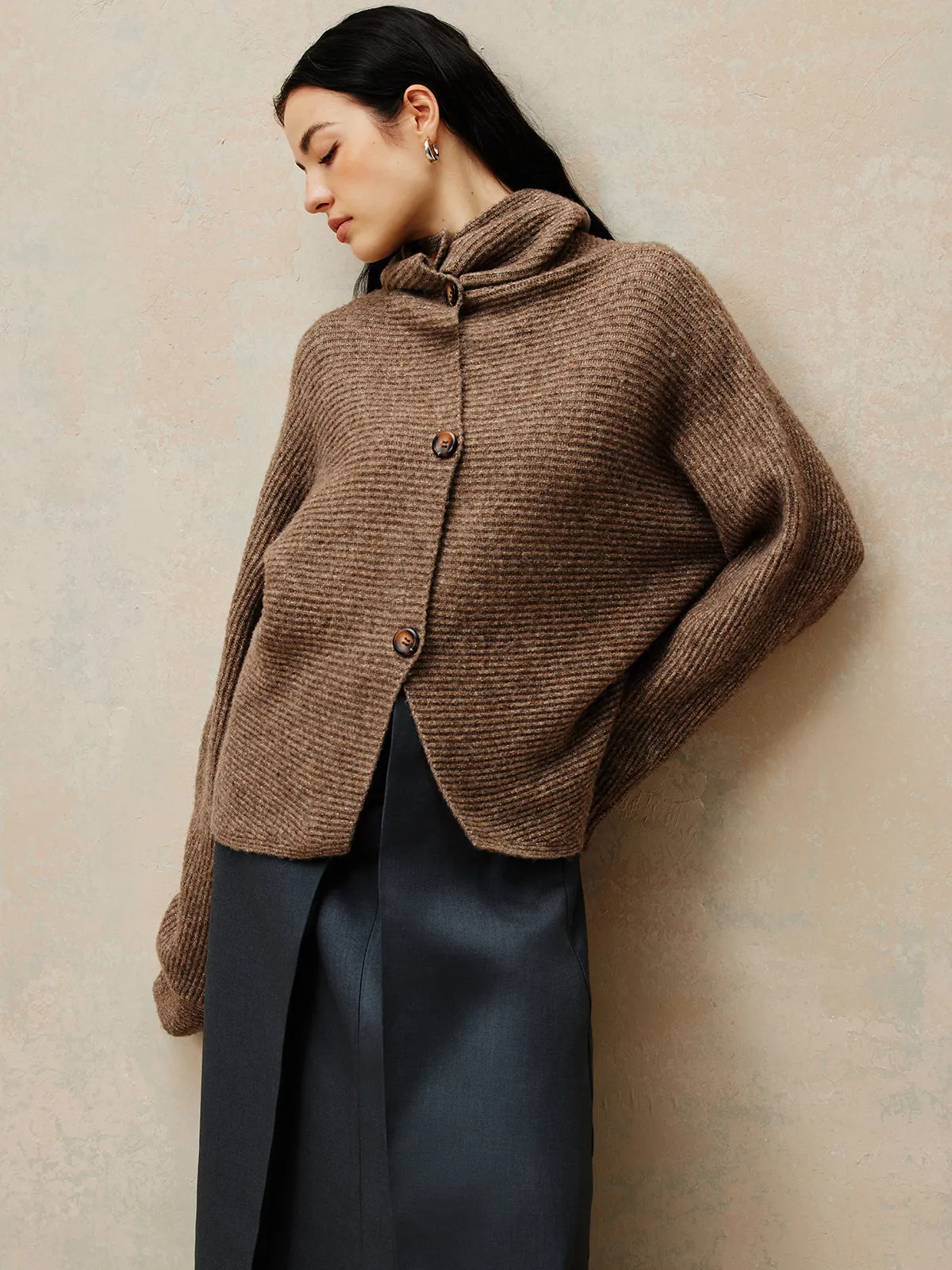 Vintage Oversize Button Cardigan sold by COMMENSE product image thumbnail 2