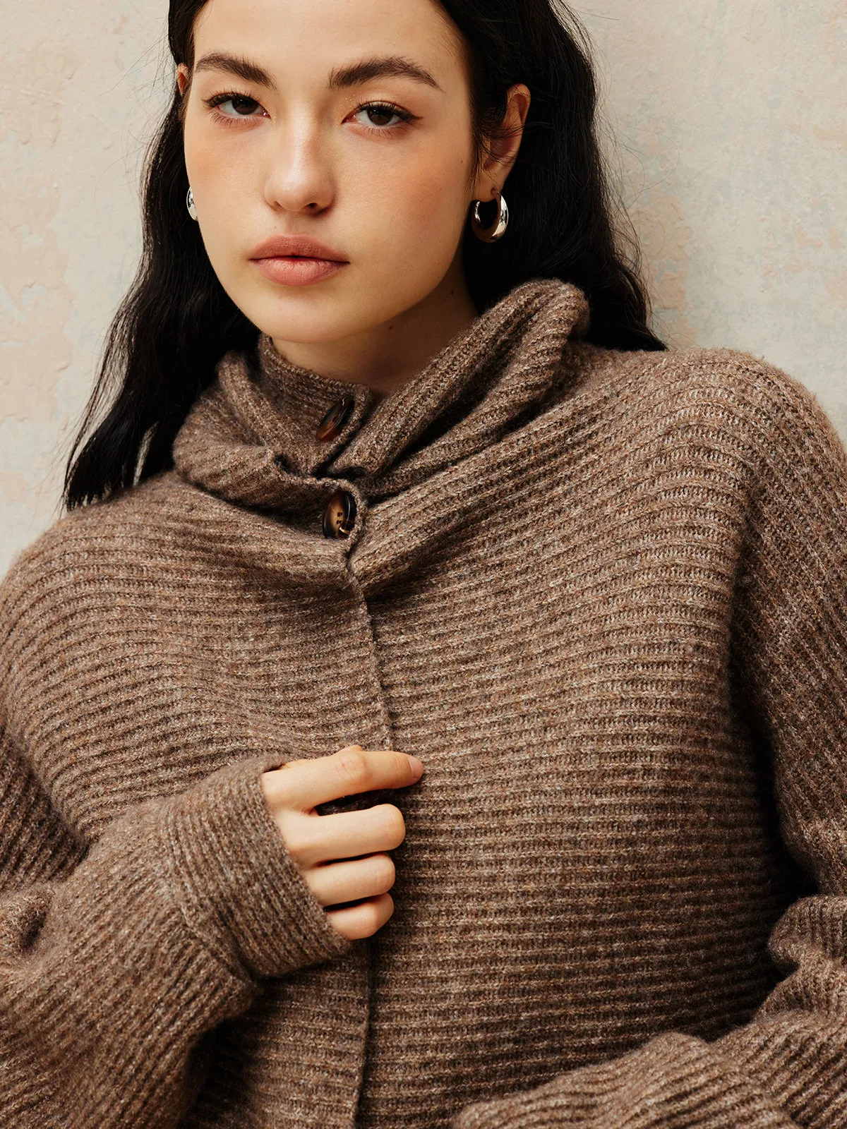 Vintage Oversize Button Cardigan sold by COMMENSE product image thumbnail 5