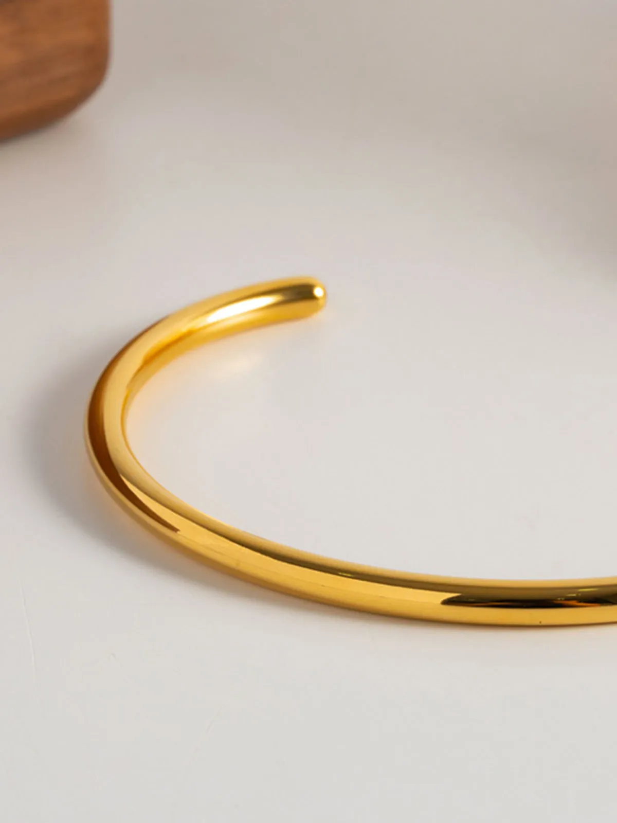 Golden Open Bracelet sold by COMMENSE product image thumbnail 4