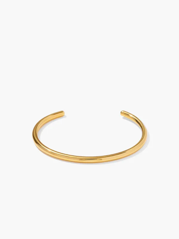 Golden Open Bracelet sold by COMMENSE