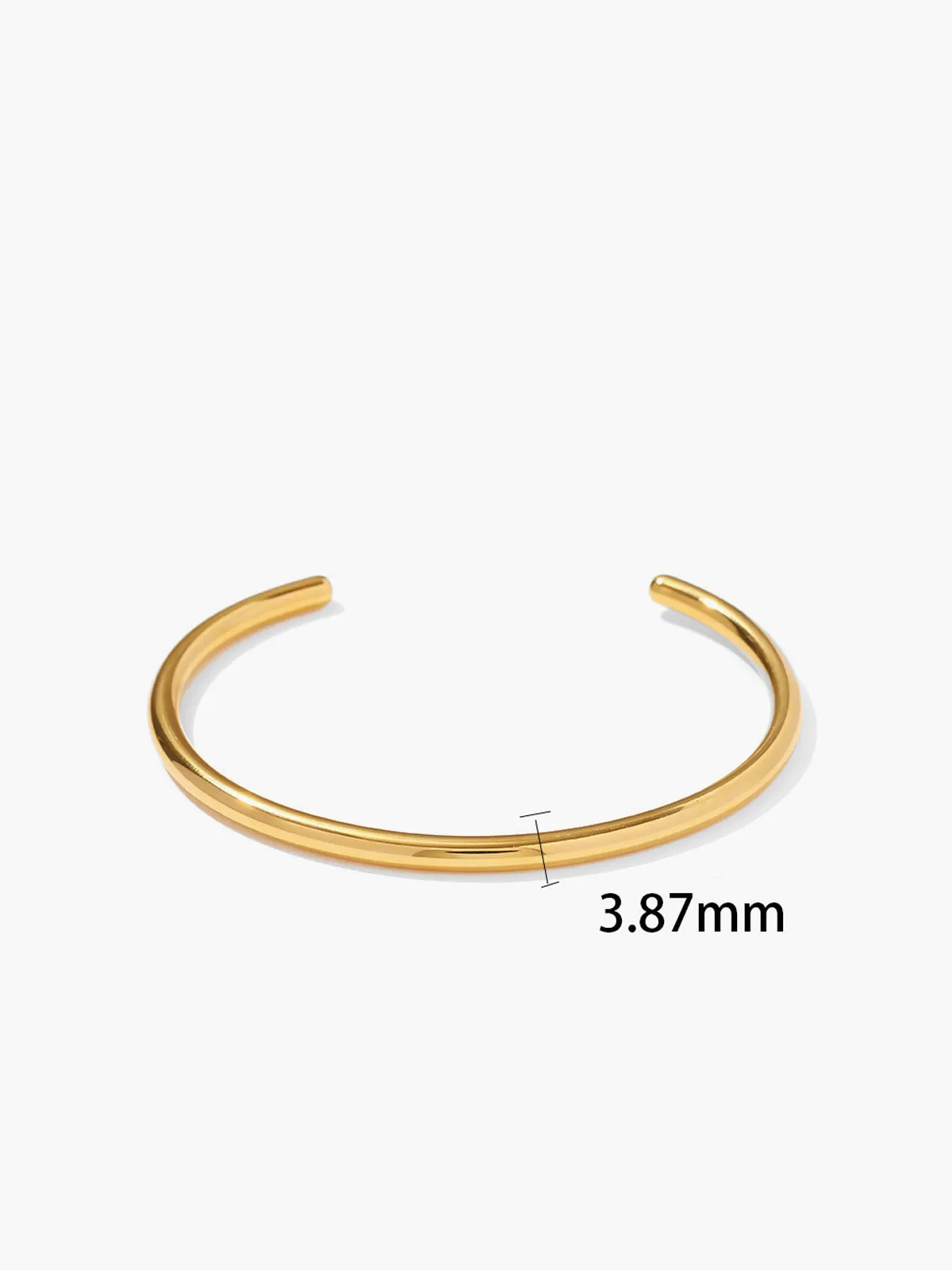 Golden Open Bracelet sold by COMMENSE product image thumbnail 3