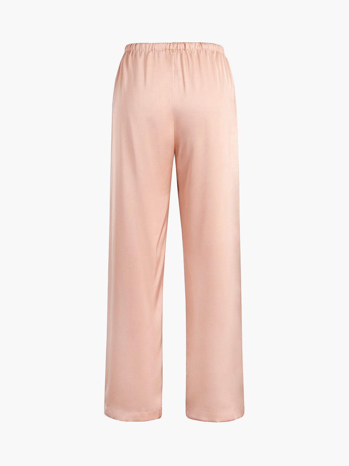 Drawstring Satin Straight Leg Pants sold by COMMENSE product image thumbnail 2