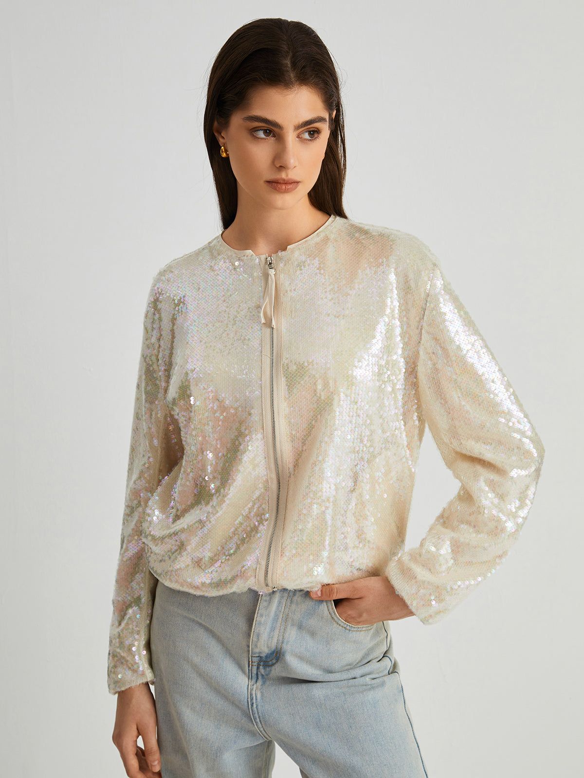 Sequined Jacket sold by COMMENSE product image thumbnail 4