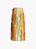Floral Drawstring Skirt sold by COMMENSE