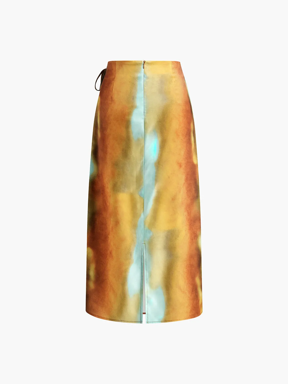Floral Drawstring Skirt sold by COMMENSE product image thumbnail 2