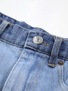 Patchwork Faded Denim Maxi Skirt sold by COMMENSE