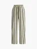 Leisure Striped Long Pants sold by COMMENSE